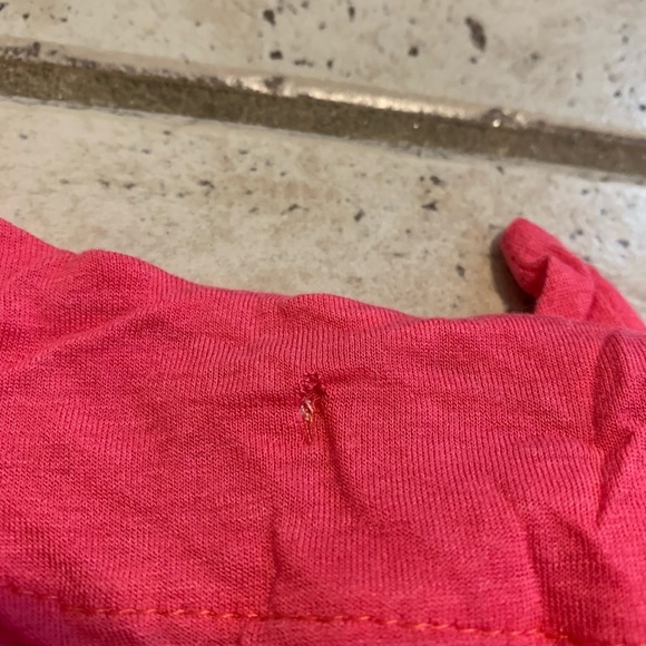 💜 Posh Pink Tie-Front Top - Sleeveless V-Neck Blouse - Size 42 (US M/L) - Picture 4 of 7